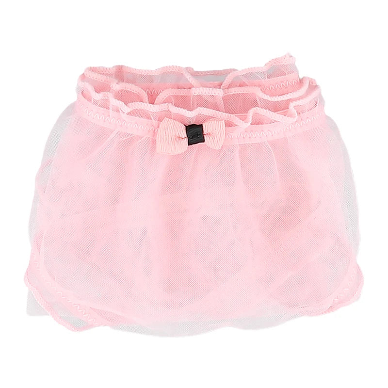Lolita Mesh Panties Sexy Lace Briefs for Women Transparent Underwear Summer Bow Briefs Girl Low Waist Underpants Ruffle Lingerie