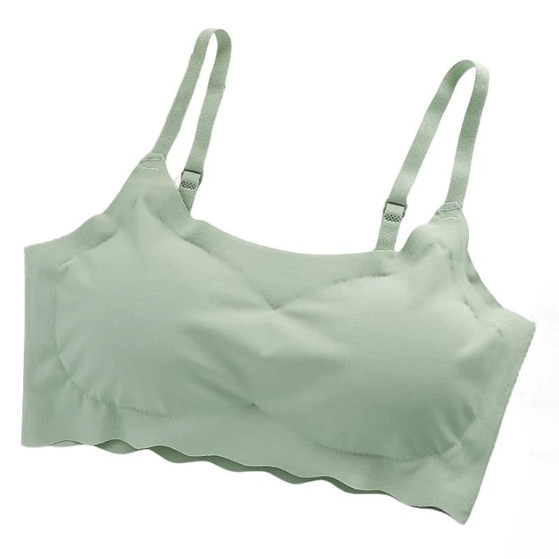 Push Up Bras For Women Non-wire Padded Bralette Japanese Style Breathable Bra Female Seamless Underwear Sexy Lingerie S-XXL Top