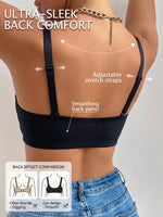 Floral Lace Women Bra Front‑Closure Shaping Lift Push‑Up Bra Side‑Smoothing Comfort Sexy Lingerie