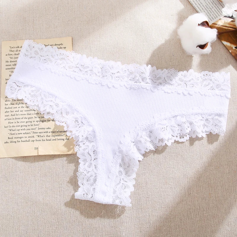 Perspective Lace Panties for Women Sexy Low Rise Brazilian Panties Female Breathable G-String Underwear Soft Intimates Lingerie