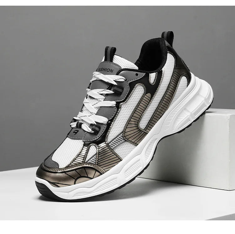 Sneakers Women TrendsPlatform Shoes Lightweight Outdoor Sports Shoes Breathable Running Shoes Lace Up Casual