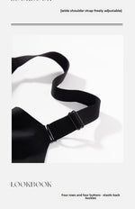 MOYISU Adjustable Anti-Sag Bra for Women, Big Bust Minimizer Wireless Bralette Lightweight No Spillage Comfort Plus Size Summer
