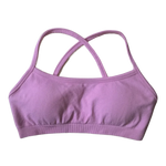 Sports Bra Women Padded Yoga Top Seamless Gym Bra Top Back Cross Workout Tank Top Push Up Fitness Crop Top Running Underwear