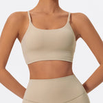 Hearuisavy Summer Ultra-Soft Fabrics Sports Bra Gym Top Women Push Up Workout Quick-Dry Yoga Top Sportswear Fitness Underwear