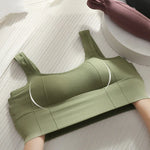 Women Crop Top Padded Tank Top Sports Bra Seamless Underwear Summer Fitness Casual Streetwear Camisole Removable Pads