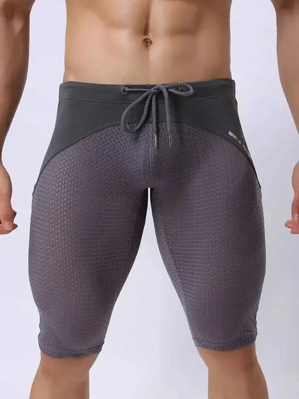 Men's Underwear Shaping Pants Sports Slim Fit Pants Sports Mid-Length Pants Cycling Pants Pants Casaul Elegant Style Pants 3TEL