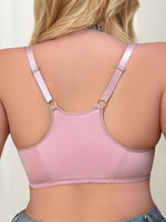 Plus size New Sweet Pink Front Button Underwear Sexy Gathering Large Size Underwear Easy to Wear and Take Off Lingerie MR3022
