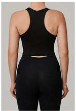Women's Nude Yoga Vest Slim Fit Beautiful Back Sports Top Running Casual Fitness Tight Top