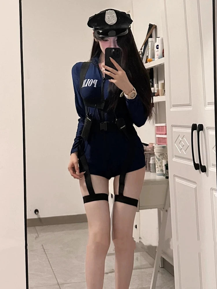 Sexy Halloween Game Costume Women's Rabbit Role-Play PU Leather Suit Underwear Bras Accessories Domestic Stock Available