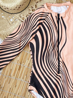 New Long Sleeve Swimsuit Women Swimwear 2026 Sexy Bikinis Female Biquini Patchwork Swimming Suits Surf Bodysuit Beachwear