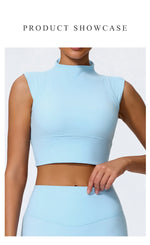 High Impact Gym Top Female Push Up Sports Bra Yoga Clothing Sports Vest Women Workout Crop Top Female Shockproof Brassiere Women