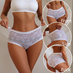 New Women Sexy Panties Safe Hollow Out Lace Floral Ladies Briefs Low Waist Solid Comfortable Hot Sale Female Underpants S-XXL