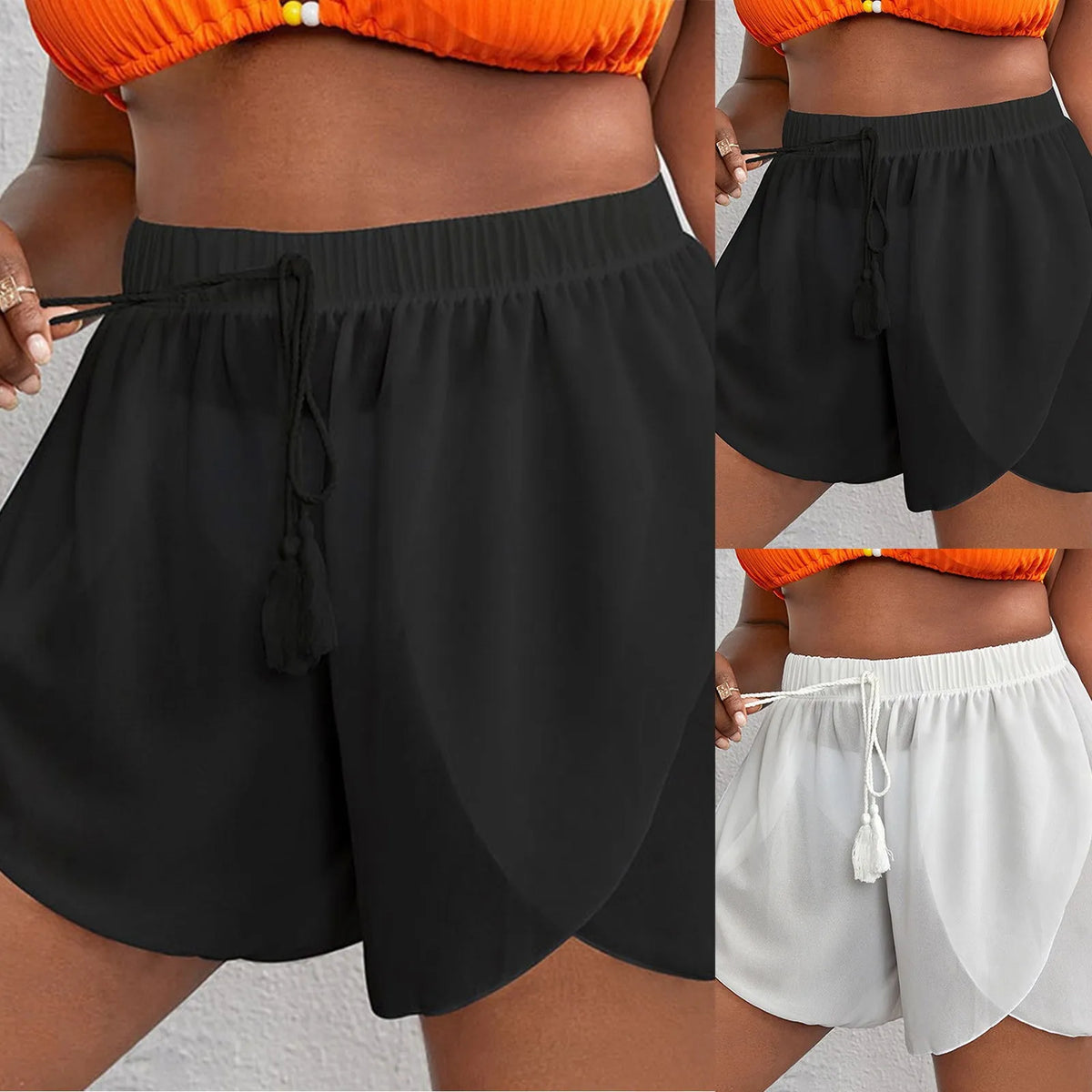Women Swim Trunks Soft See Through Swimwear Sexy Swimsuit Thin Beach Shorts Swimming Trunks Sheer Mesh Drawstring Shorts Panties