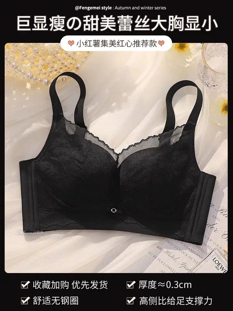 Soutien-gorge Minimisateur Grande Taille Sans Armatures, Pour Poitrine Abondante, Maintien et Redressement, Léger d’Été MOYISU