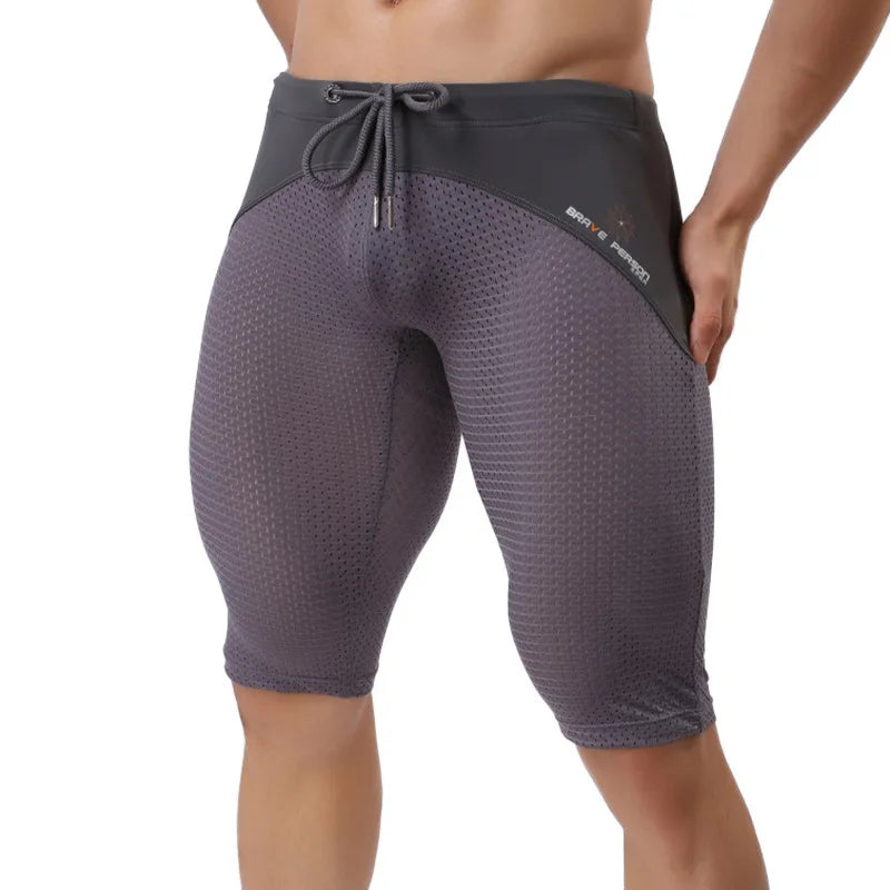 Men's Underwear Shaping Pants Sports Slim Fit Pants Sports Mid-Length Pants Cycling Pants Pants Casaul Elegant Style Pants 3TEL