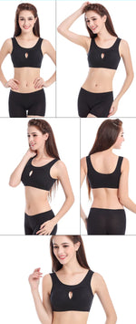 S-5XL Sports Bra Women Cotton Push Up Underwear Gym Jogging Crop Top Female Tops Yoga Vest Sport Bras for Women Sutian Feminino