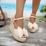 Summer New Women Sandals Comfortable Wedge Heel High Heel Open Toe Heel Platform Ladies Beach Sandals