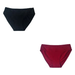 2Pcs/Set Cotton Panties Women Low Rise Underwear Solid Color Comfort Breathable Briefs Sexy Lingerire M-XL Seamless Intimates