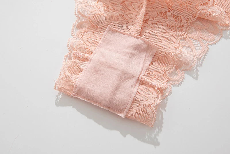 High Quality Lace G string Sexy Panties Women Underwear Briefs Hollow Out Thong Transparent Underpants Lingerie Girls Intimates