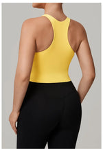 Women's Nude Yoga Vest Slim Fit Beautiful Back Sports Top Running Casual Fitness Tight Top
