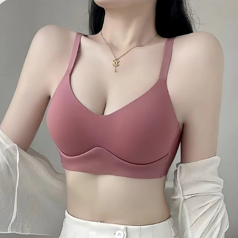 Seamless Bras For Women Non-wire Brassiere Push Up Bra No Steel Ring Tube Bra Top Underwear Female Sexy Lingerie S-3XL