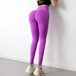 Peeli Sport Women Leggings for Fitness Scrunch Butt Gym Leggings High Waist Seamless Yoga Pants Push Up Nylon Workout Tights