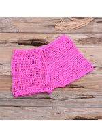17 Colors Bikini Bottom Hollow Out Mini Shorts Swim Brief Women Swimwear Female Bather Brazilian Tanga Panties Underwear V7011