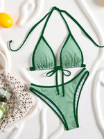 Sexy Women's Swimsuit Two-piece Bikinis Sets Two-piece Beach Trend Bikini Female Swimwear for Bathing Suit Woman Beachwear
