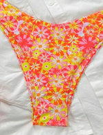 2026 Strappy Thong Bikini Women Printed Floral Swimwear Female Sexy Swimsuit Bathers Bathing Swimming Swim Suit Beachwear