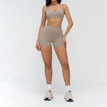 2 Pieces Sportswear Women Yoga Set Gym Clothes Fitness Set Outfit Outdoor Long-Sleeved Shirt Tracksuits Sports Bra Gym Leggings