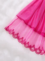 Sweetheart Limited Edition Pink Hearted Sleeping Dress Set-Lightweight sheer embroidered halter dress for sex home wear ZA825181