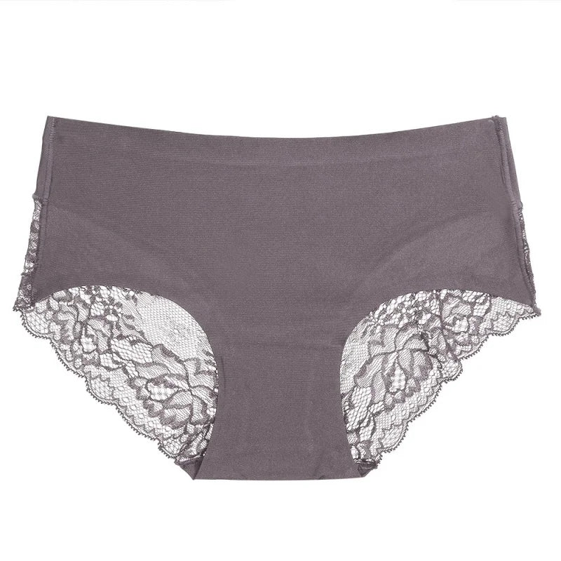 1Pc Sexy Lace Panties Summer Sexy Underwear Transparent Lace Panties For Women Comfort Cotton Crotch Panty Lingerie M-XXL