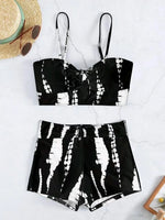 2026 Print High Waist String Two Piece Bikini Women Swimwear Female Swimsuit Bathers Bathing Swimming Suit Beachwear Summer