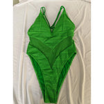 S - XXL 5 Colors V Neck Mesh Sheer Women Swimwear One Piece Swimsuit Female High Leg Cut Monokini Bather Bathing Suit Swim V6168