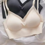 MOYISU Slim Back Bras Women with Small Breasts Gathered Up To Close The Breast with A Backless Bra Cover Without Underwire
