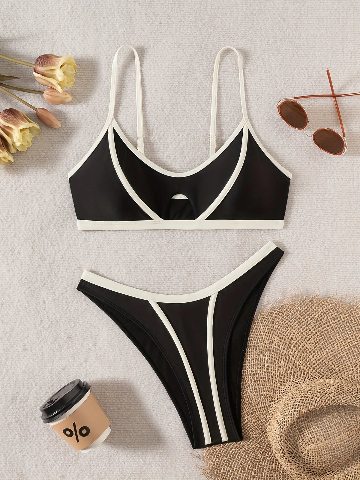 ZTVitality Sexy Patchwork Bikini Set 2025 New Arrival Biquini Padded Bra Push Up Swimsuit Women Swimwear Summer Beachwear
