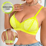 1 pcs fashionable bright color set spicy bra sexy Lingerie women's New lace party underwearMR2953