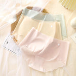 3Pcs/Set Women Ice Silk Briefs Scallop Trim Seamless Panties Ladies Underwear Lightweight Sexy Lingerie Female Underpants M-XL