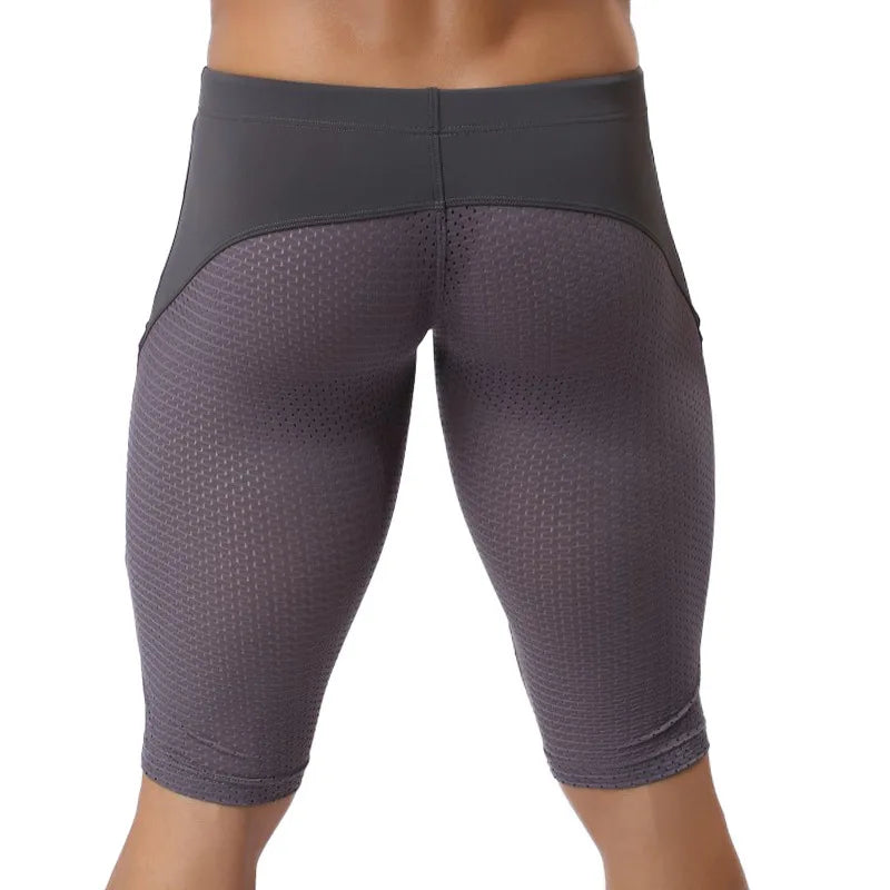 Men's Underwear Shaping Pants Sports Slim Fit Pants Sports Mid-Length Pants Cycling Pants Pants Casaul Elegant Style Pants 3TEL