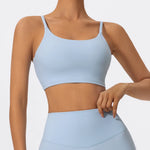 Hearuisavy Summer Ultra-Soft Fabrics Sports Bra Gym Top Women Push Up Workout Quick-Dry Yoga Top Sportswear Fitness Underwear