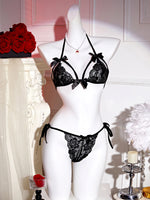 Sexi French Lace Bra And Panty Set Perspective Sex Erotic Costumes Lingerie Set Underwear Babydoll Dress Sexy Lingerie For Women