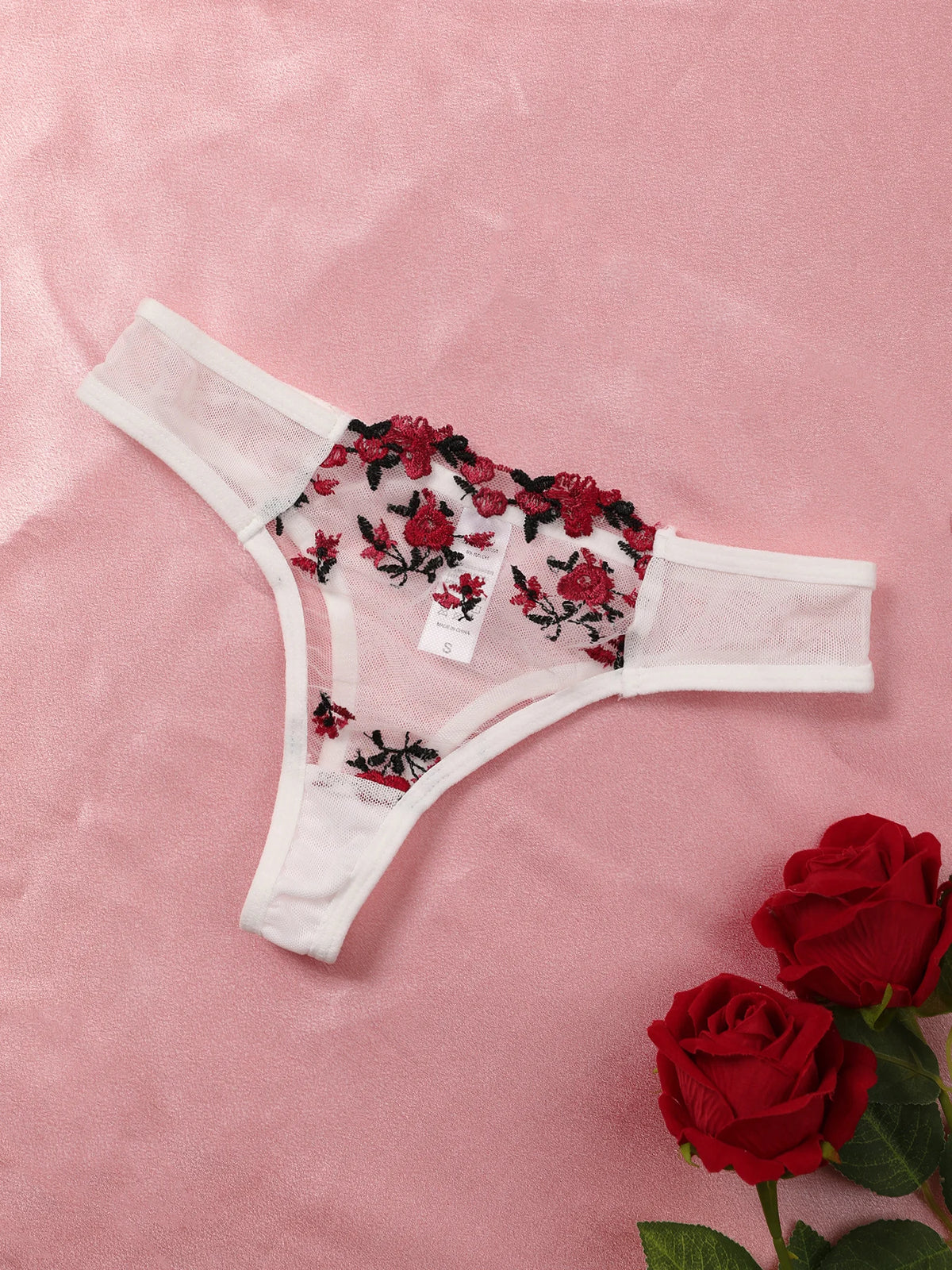 Sexy Lace Lingerie Bra And Panty Sets Women Underwear Flower Embroidery Bralette Set