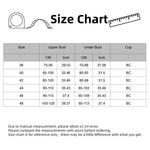 Mid-aged Women Bra Elastic Lace Shoulder Strap Front Button Closure Bra Printed Shockproof Push-up Wireless Mother Bra