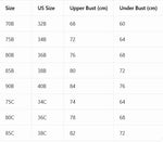 2Pcs Sexy Lace Bra for Women Floral Brassiere Push Up Bra Breathable Thin Underwire Underwear