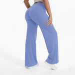 NCLAGEN Naked Feel Straight-leg Pants Gym Clothes Woman Sportswear Fitness Workout Leggings Yoga Softmotion Wide-leg Trousers