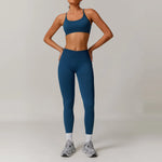 2/3PCS Yoga Set Women Workout Set Seamless Sportswear Gym Clothing Fitness Long Sleeve Crop Top High Waist Leggings Sports Suits