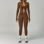 2/3PCS Seamless Sport Yoga Set Women's Breathable High Waist Fitness Sportwear Women Sports underwear Set Gym Workout Clothes