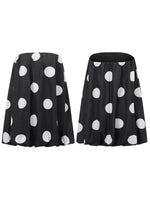 Women Mini Dress Dot Print Backless Tube Dress Summer Party Fashion Casual Strapless Dress