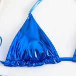 Sexy Gold Silver Red Strings Bikini 2024 Women Swimsuit Female Swimwear Thong Bikinis Set Brazilian Beach Bathing Suit Biquini