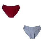 2Pcs/Set Cotton Panties For Women Briefs Low Rise Seamless Underwear Female Underpants Comfort Sexy Lingerie M-XL